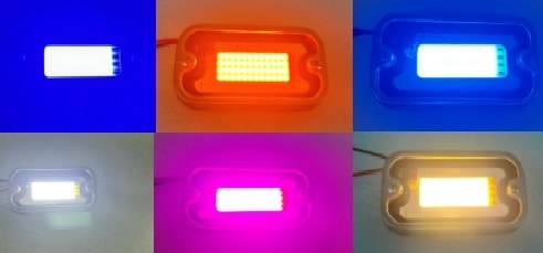 オリジナル 角マーカー用 光源 板タイプ LEDユニット 12V/24V 1枚 色選択 角型マーカー ランプ LED板 D0771S