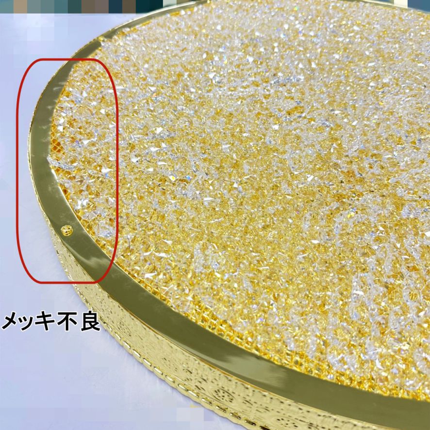 訳アリ品 超薄型 Φ60㎝天吊り ケーキ型 トラック シャンデリア フル