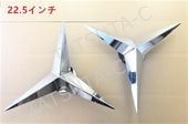 鏡面ステンレス 【22.5インチ/H105mm】 ベンツ型 ホイール