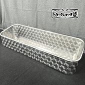 【新品未使用】トラック用／アンドン 約100cm ステンレス 胸アンドン 2台セット 鱗柄 φ8mm丸棒 LEDライト