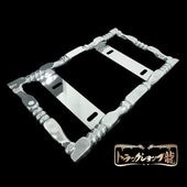 ステンレス 中型 ナンバー枠 25Φ 絞りパイプ 汎用 ナンバーフレーム