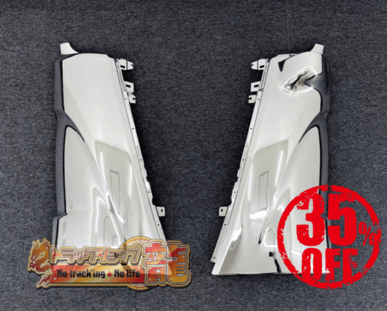 【訳あり品】 メッキ コーナーパネル 左右セット 日野 17レンジャー 標準/ワイド H8757P