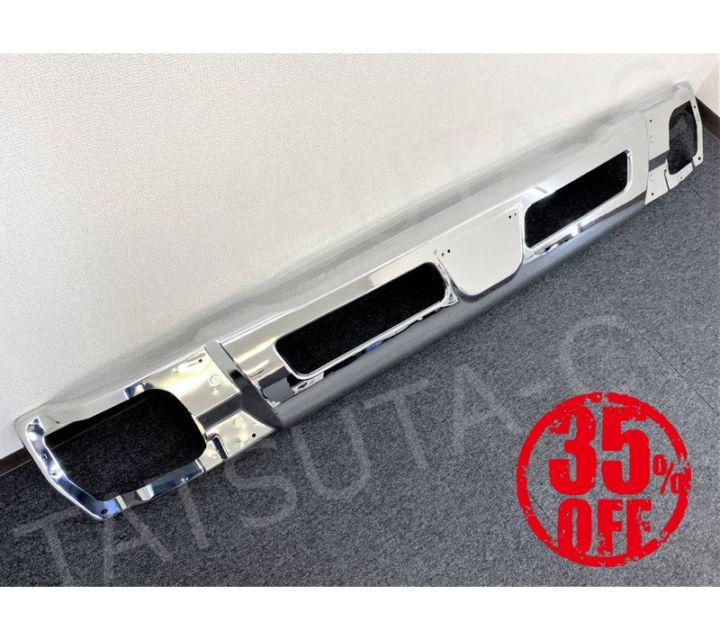 【訳あり品】 メッキ フロントバンパー センターパーツ 三菱ふそう ブルーテックキャンター ワイド M8842S