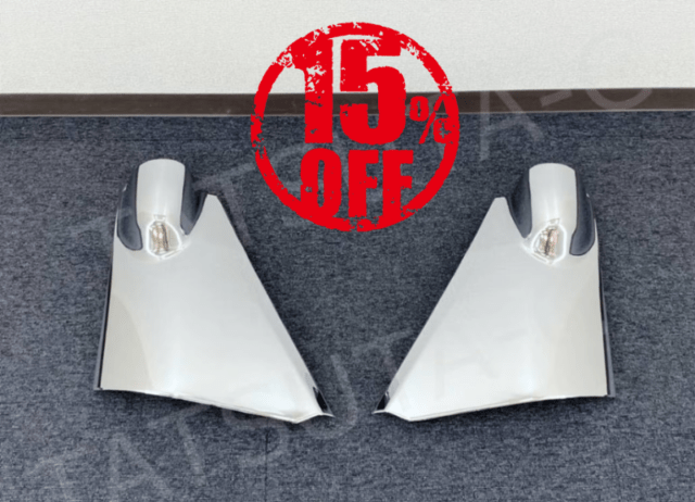 【訳あり品】 メッキ コーナーパネル 左右セット 日野 エアループデュトロ ワイド H8729P