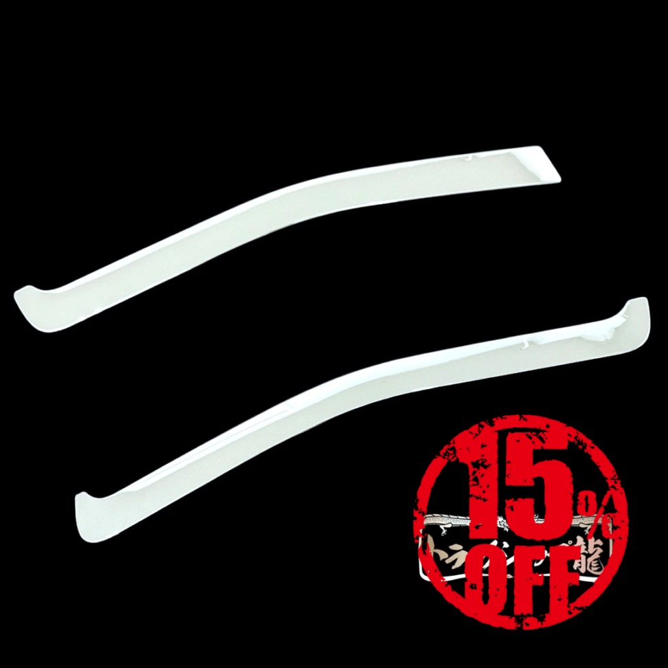 【訳あり品】 メッキ ドアアッパーガーニッシュ 左右セット いすゞ ファイブスターギガ I8445P