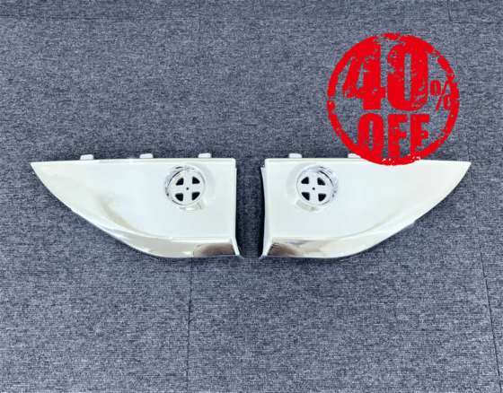 【訳あり品】 メッキ ステップスカート ハイタイプ 左右セット 交換式 日野 17レンジャー H8009P