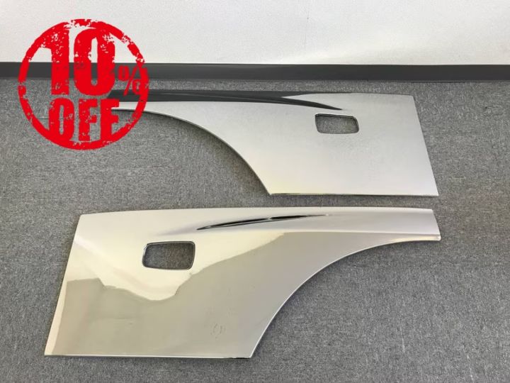 【訳あり品】 メッキ ドアガーニッシュ 左右セット 日野 グランドプロフィア NEWプロフィア/エアループプロフィア H8225P