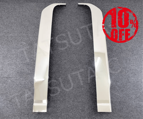 訳あり品】 メッキ リアサイドピラー 左右セット いすゞ 07エルフ