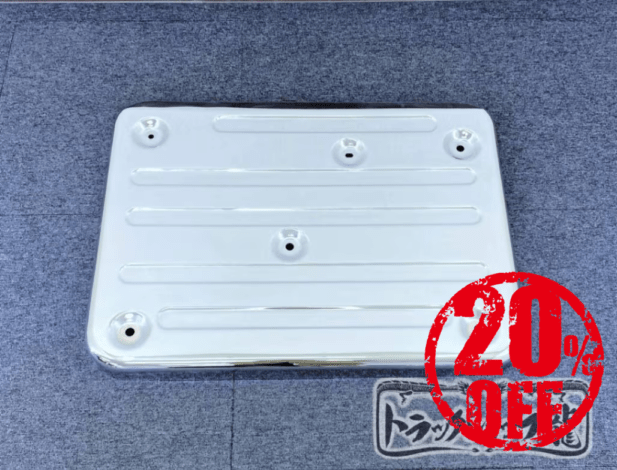 訳あり品】メッキ マフラーカバー いすゞ ファイブスターギガ I8028S