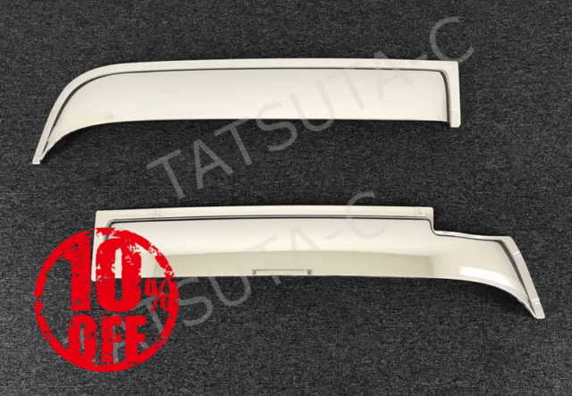 【訳あり品】 メッキ ドアバイザー 左右セット 日産UD クオン/パーフェクトクオン U8454P