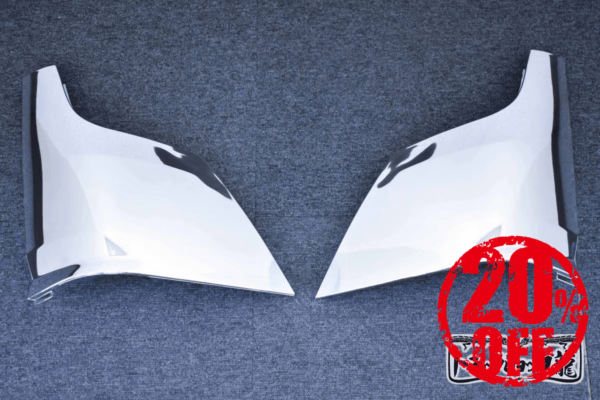 【訳あり品】 メッキ コーナーパネル 左右セット 三菱ふそう 20キャンター 標準/ワイド M8961P