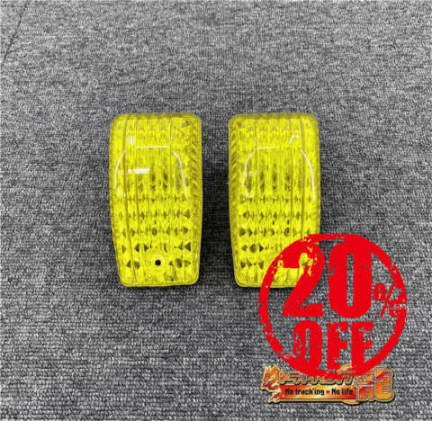 【訳あり品】 ドアサイドマーカー ランプ 左右セット 【レモンイエロー】 日野 プロフィア/レンジャープロ/デュトロ用 H8799P