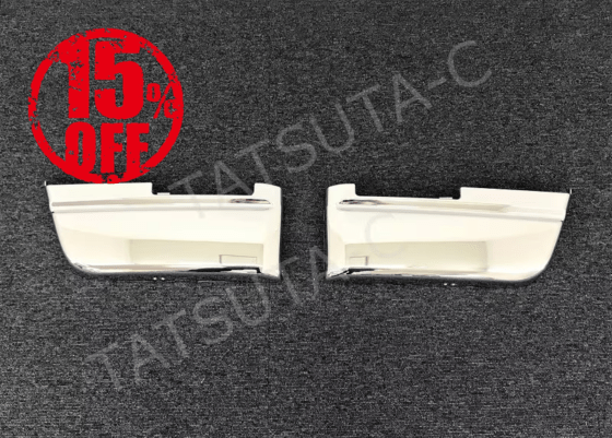 【訳あり品】 メッキ ステップスカート 左右セット いすゞ 07エルフ ハイキャブ/ワイドキャブ I8408P