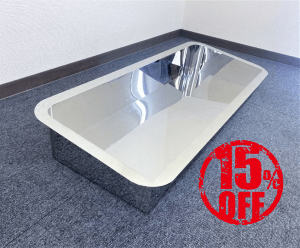 【訳あり品】 ステンレス 出窓 【鏡面×鱗柄】 日野 07/17プロフィア/17レンジャー/レンプロ リアベッド出窓 寝台背中出窓 S8714S