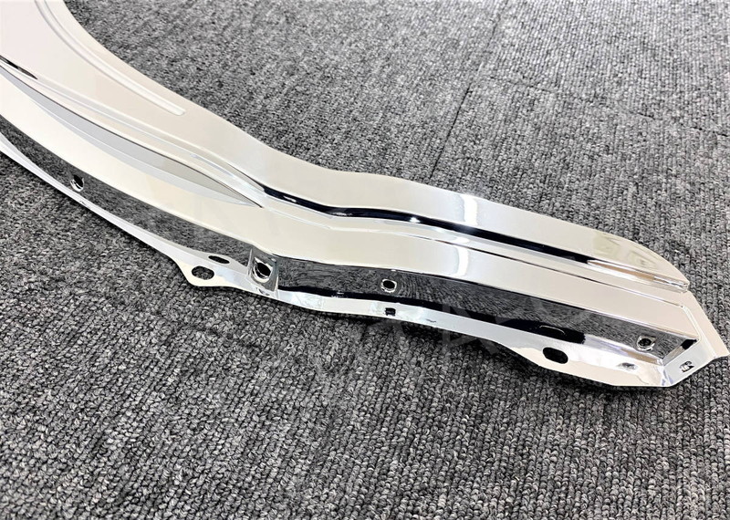 イスズ　エルフ　左右メッキフェンダー いすゞ 07 エルフ ハイキャブ/ワイドキャブ用 メッキ フェンダー