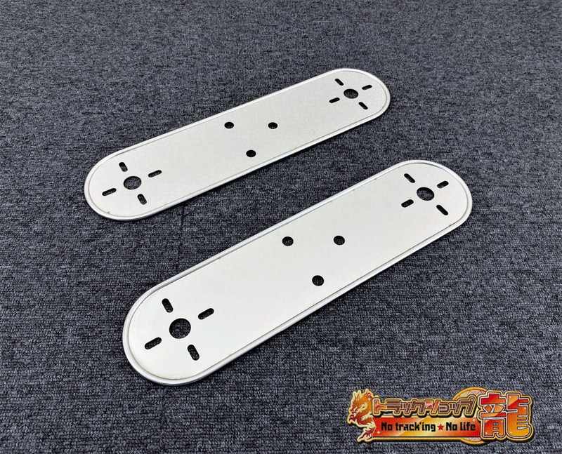 ホイルマーカーステー　新品　2枚セット 鏡面ステンレス 【19.5インチ】 ホイールマーカーステー 2枚セット 3つ