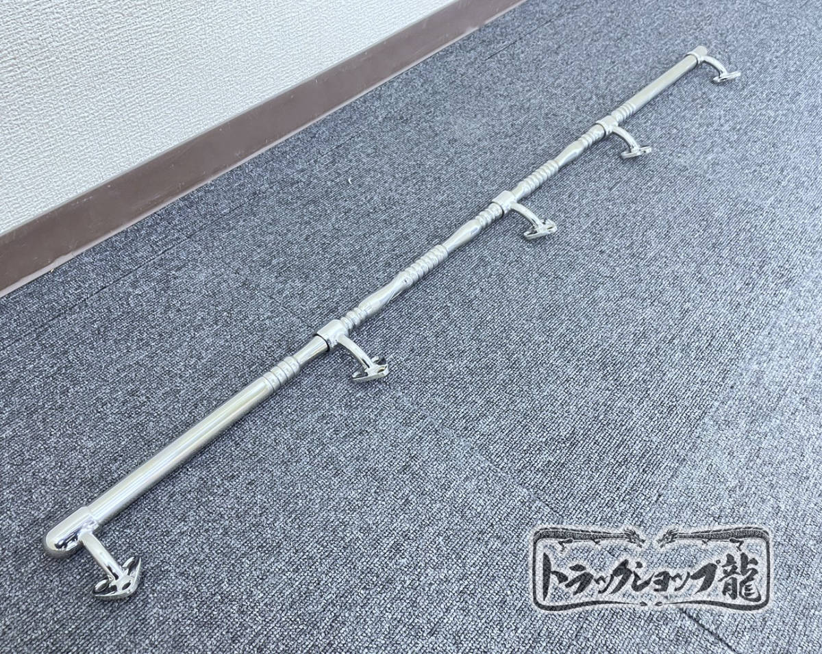 ステンレス 首短 デッキメタル ブラケット 1個 80mm φ19パイプ用