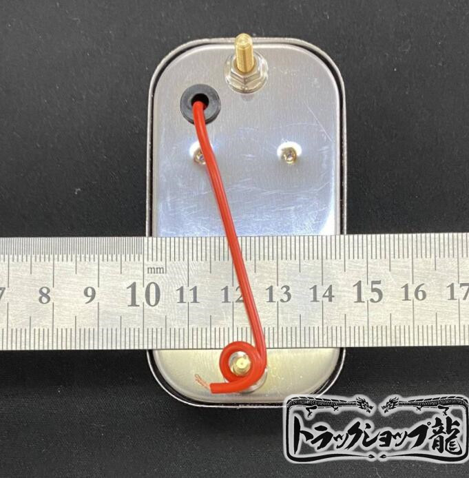 ノーマル球付き 角マーカー 【クリア】 1個 角型 サイドランプ 前開きタイプ ガラスレンズ D0688Y