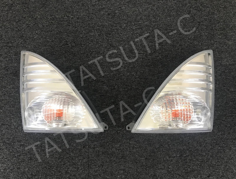 クリアウインカー＆メッキカバー 左右4点セット 日野 NEW