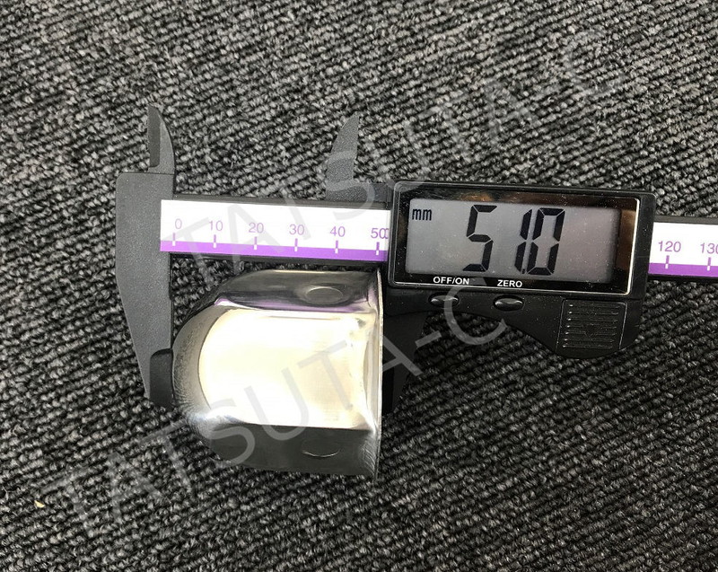 ステンレス ナットキャップ 8個セット JIS41mm 高さ51mm 銀色 丸型 8穴用 G00203