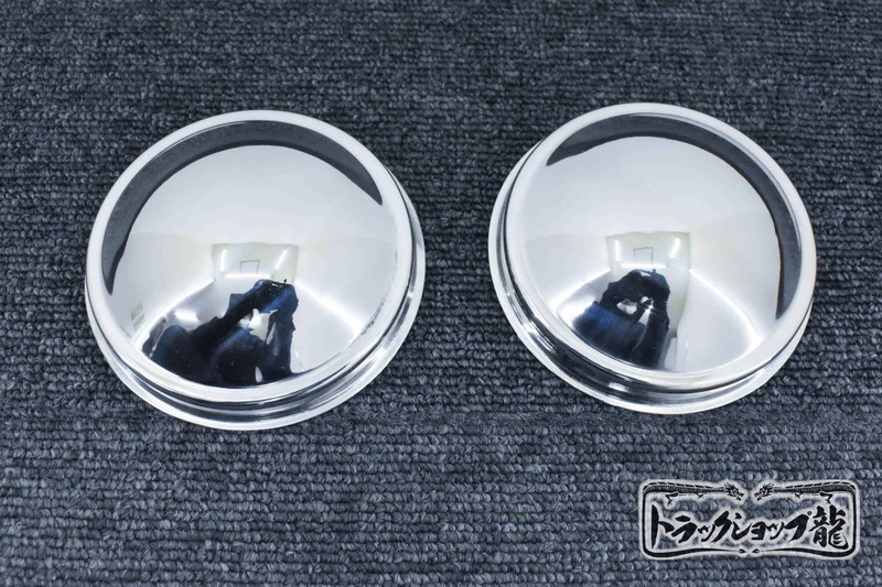 ステンレス フロントハブキャップ 2個セット  三菱ふそう キャンター用 M0930S