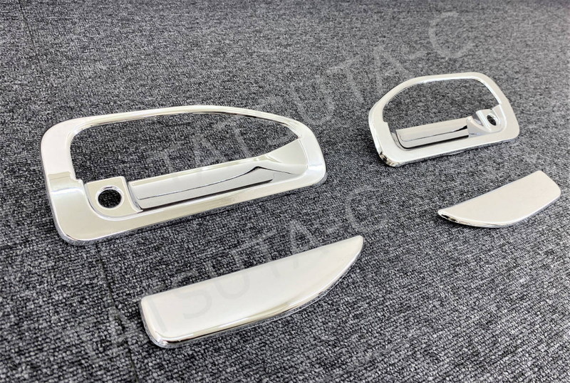 メッキ ドアハンドル ガーニッシュ 左右セット 三菱ふそう ジェネレーションキャンター/ブルーテックキャンター 標準/ワイド M0803P