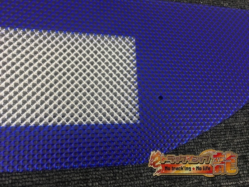 大型 バスマーク用部品 ダイヤカットアクリル板 グリーン/ブルー