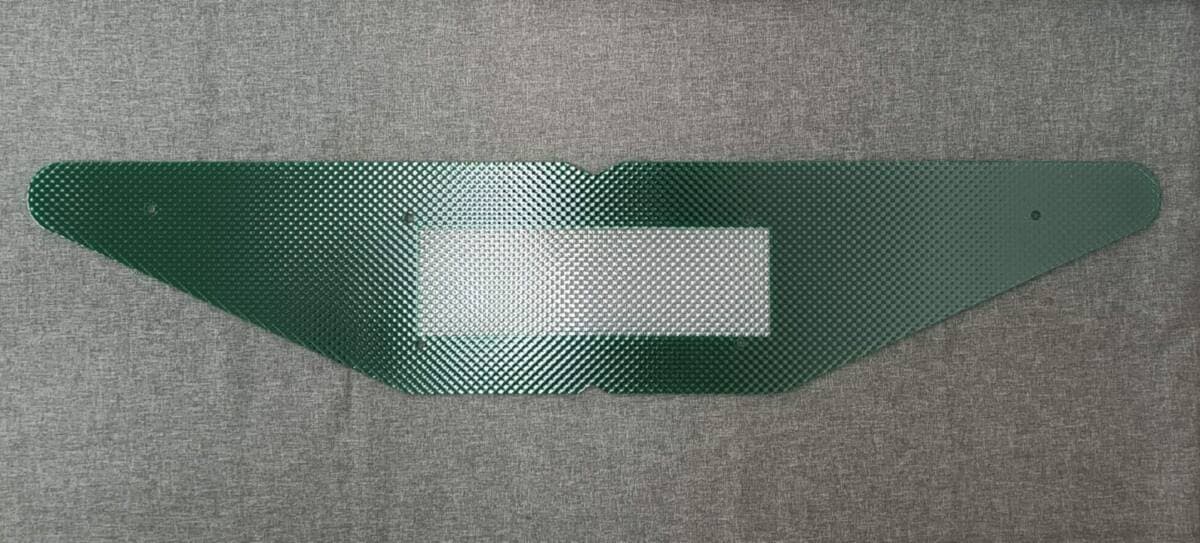 大型 バスマーク用部品 ダイヤカットアクリル板 グリーン/ブルー