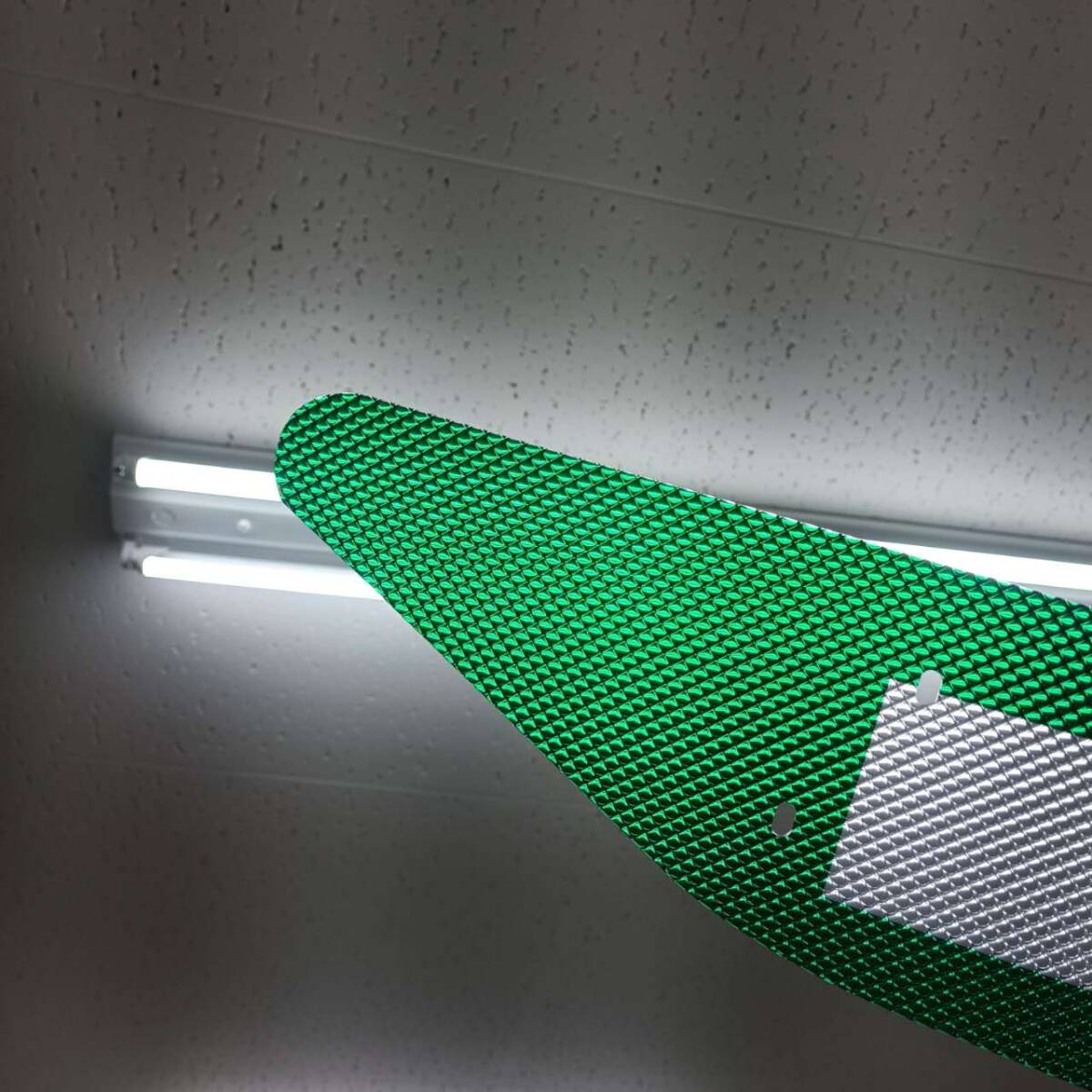 大型 バスマーク用部品 ダイヤカットアクリル板 グリーン/ブルー