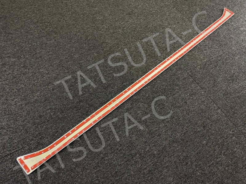 メッキ フロントラインプレート グリル上部分 いすゞ 07エルフ ワイドキャブ I0422S