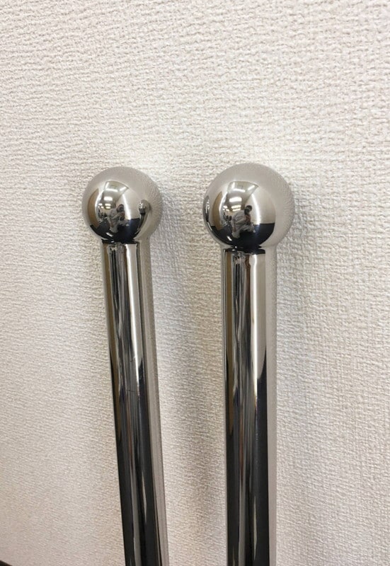 トラック ステンレス製 旗棒2本セット ステンレス 旗棒 ステー付き 2本セット 全長0.6m 32Φ 丸パイプ