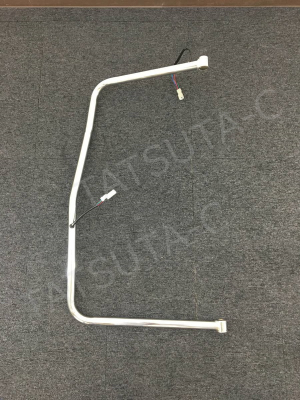 メッキ ミラーステー 熱線配線付き 三脚なし 左右セット 日産UD ビッグサム U0473S