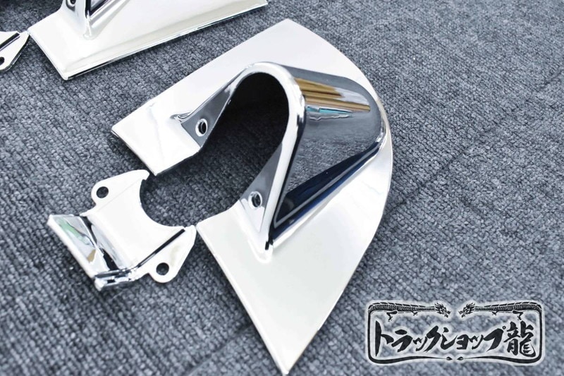 メッキミラーステー。三菱ふそう、ブルーテックキャンター。標準