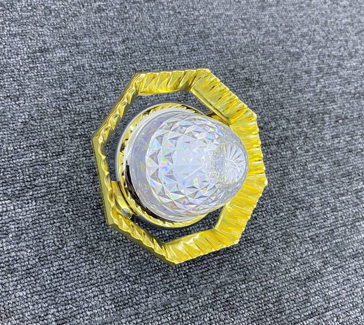 メッキ 八角形 マーカーリング 10個セット 金メッキ オクタゴン ダイヤリング メッキリング S0275D