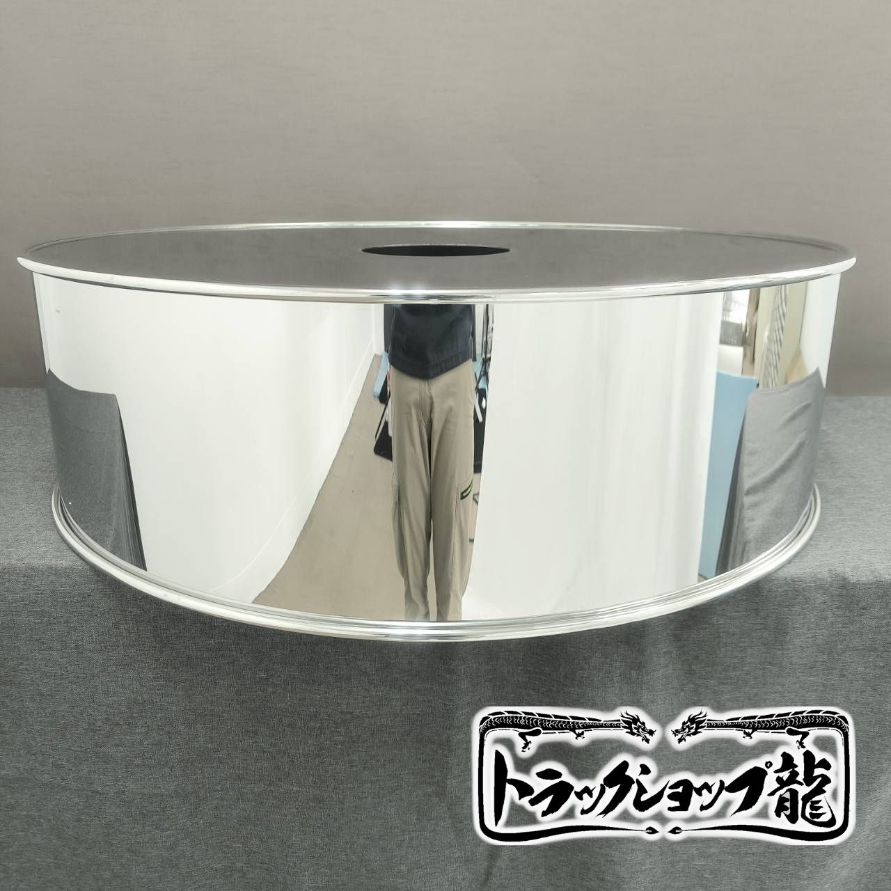 鏡面ステンレス 【16インチ】 スペアタイヤカバー シンプルタイプ