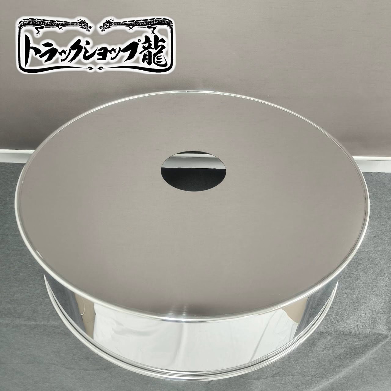 鏡面ステンレス 【16インチ】 スペアタイヤカバー シンプルタイプ 