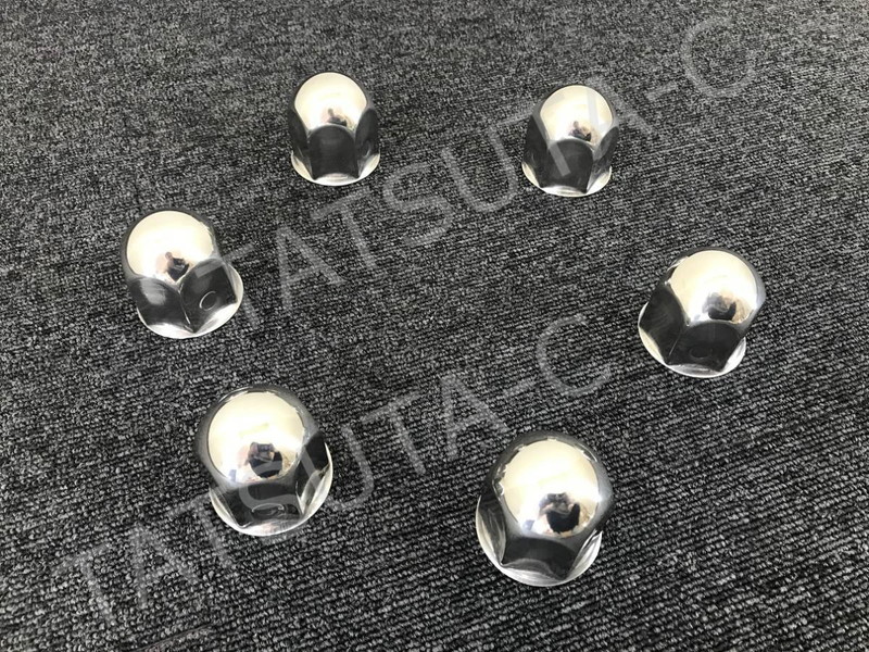 ステンレス ナットキャップ 5個セット JIS41mm 高さ51mm 銀色 丸型 5穴用 G00201