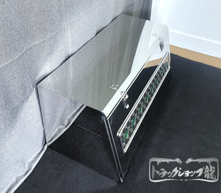 ステンレス工具箱アンドン付き２４VＬＥＤ Amazon.co.jp: 即納！ステンレス製 工具箱 750幅 丸棒 菱