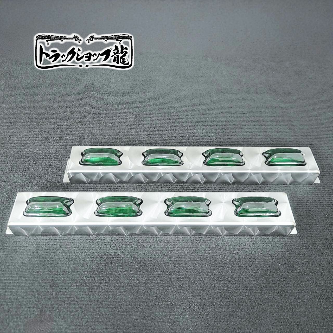 ステンレス製4連角マーカーステー付き ステンレス 角マーカー 取付ステー 4連タイプ 2個セット 鏡面 台型