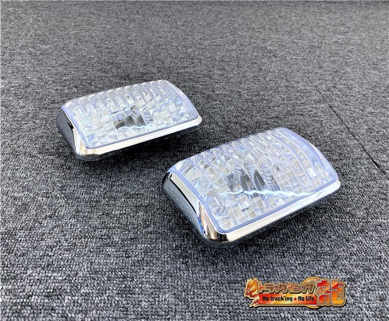 ドアサイドマーカー ランプ 左右セット 【クリア】 三菱ふそう NEW/17スーパーグレート用 M0875P