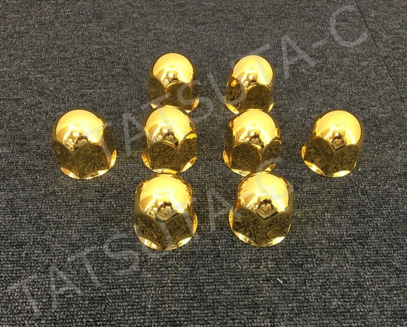 ステンレス ナットキャップ 32個セット JIS41mm 高さ51mm 金色 ゴールドメッキ 丸型 8穴用 G00217