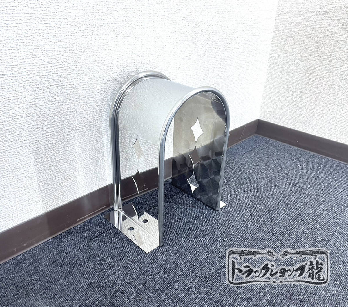 デコトラ シャフト ガード 鱗 ステンレス ウロコ 菱 アンドン デコトラ 鱗シャフトガード (未使用】○マニア必見 新品⇒菱