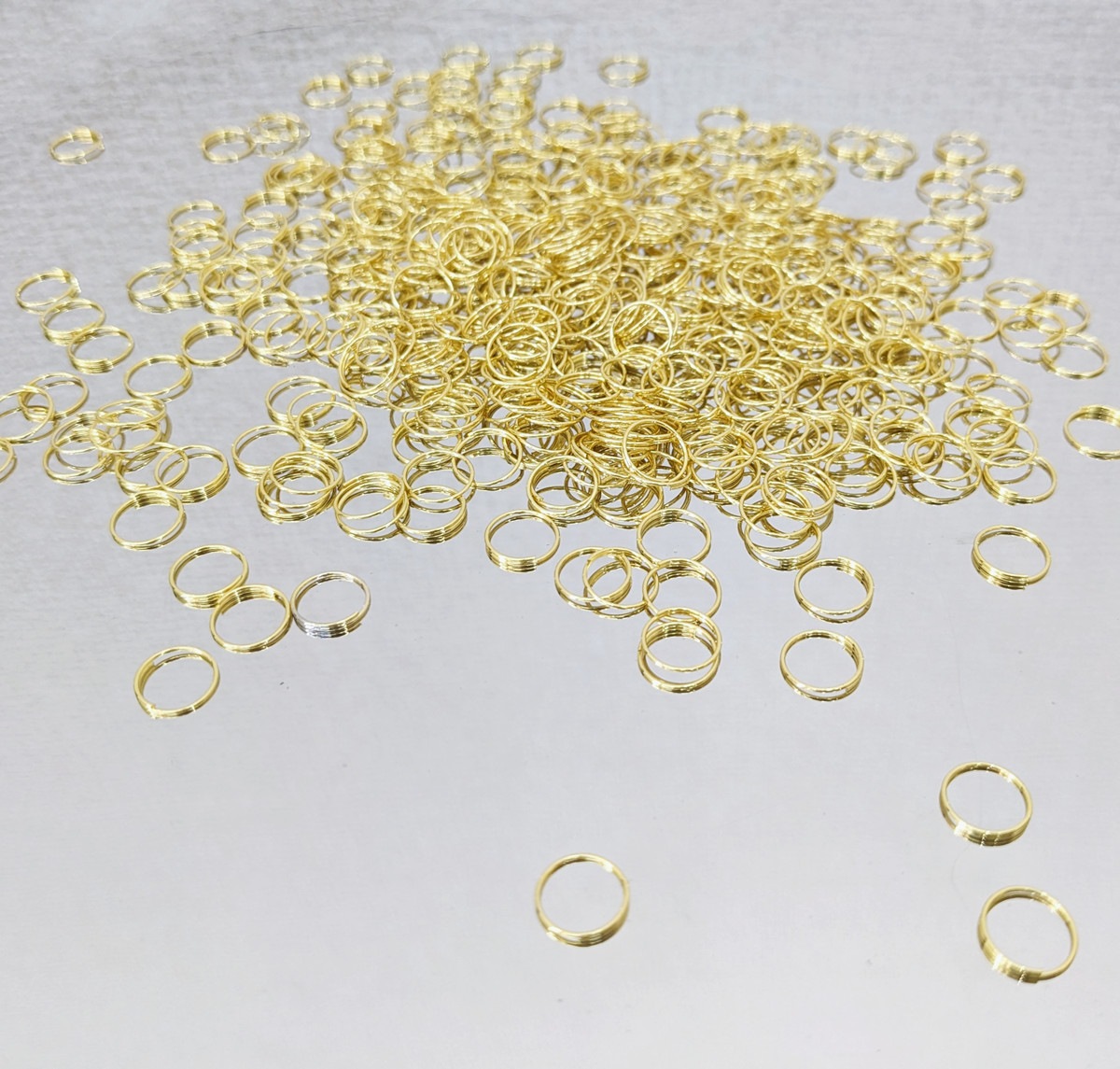 直径8ｍｍ シャンデリア補修 カスタムパーツ・Oリング・丸カンリング 100個