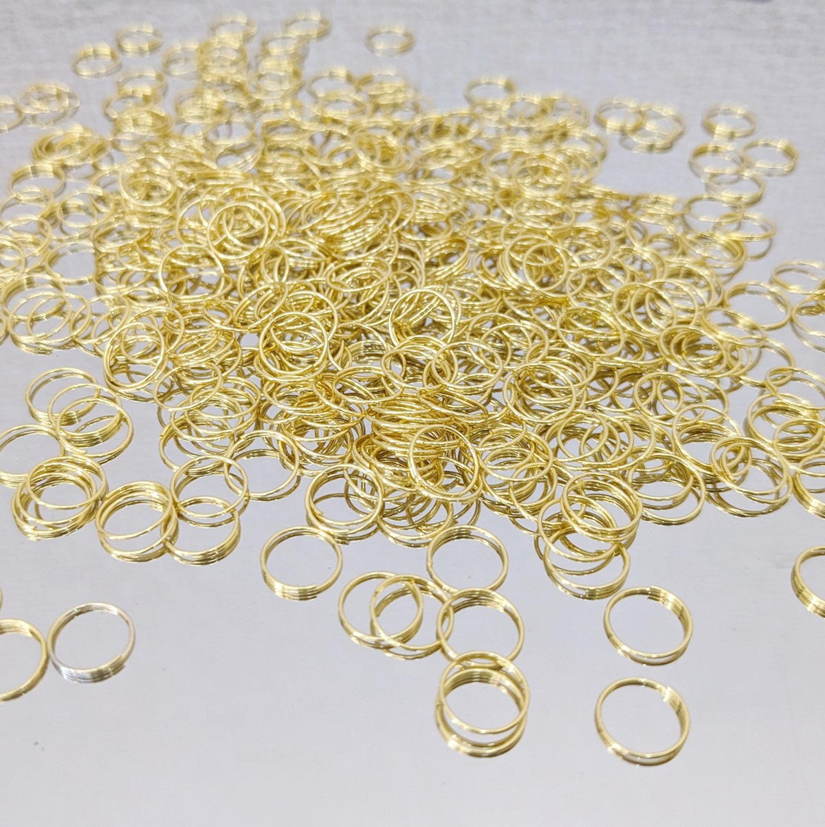 直径8ｍｍ シャンデリア補修 カスタムパーツ・Oリング・丸カンリング 100個