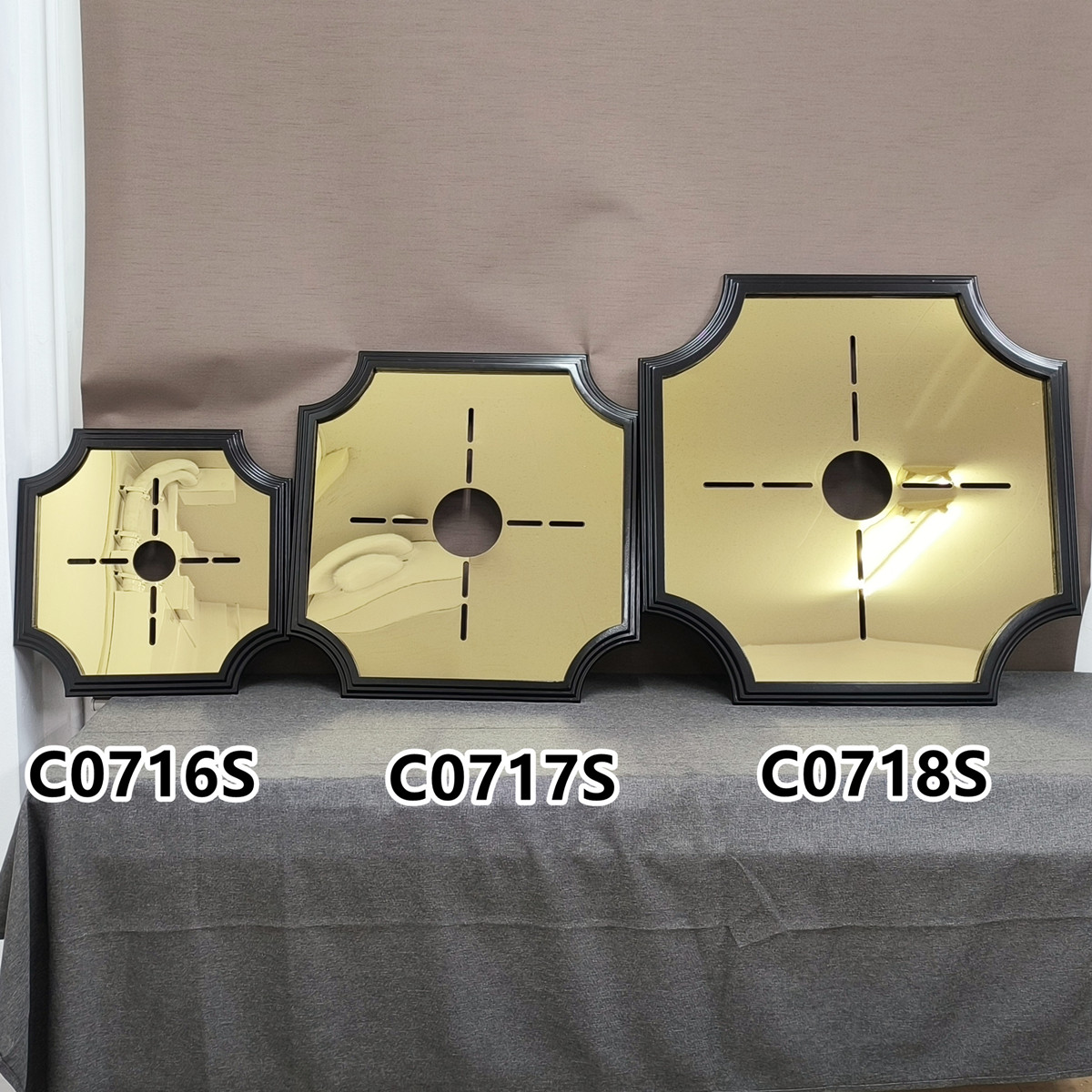 オリジナル！新入荷天吊り 内径約67㎝大 シャンデリア用 ゴールド真空