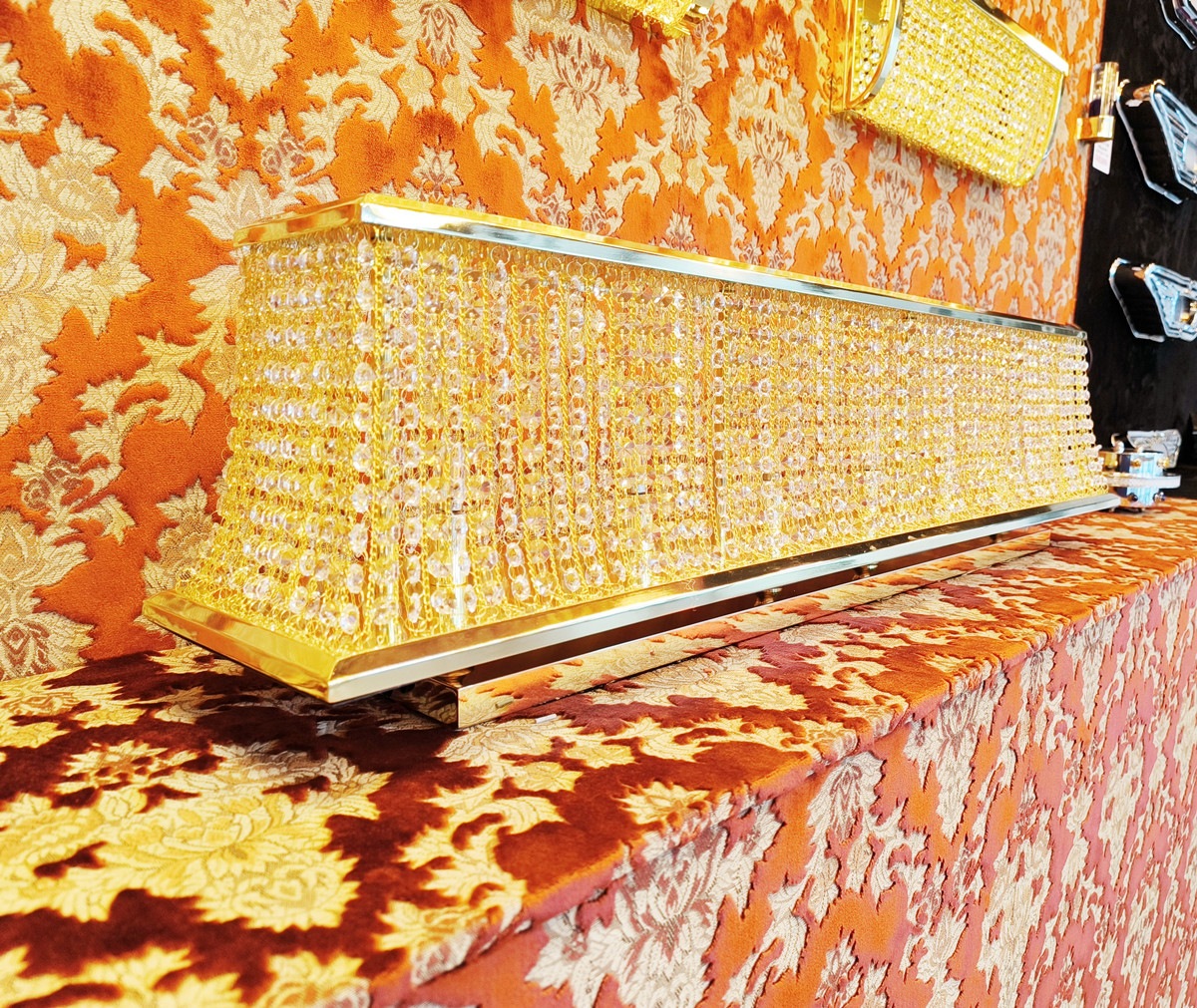 オリジナル 幅1200mm 富士型 スタンド ナイアガラ 置き型 シャンデリア