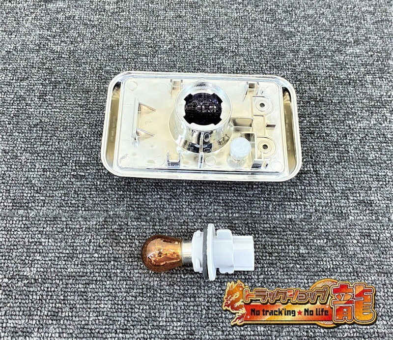 ドアサイドマーカー ランプ 左右セット 【薄い紫】 三菱ふそう NEW/17スーパーグレート用 M0874P