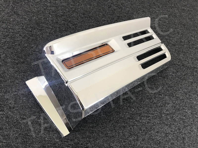 訳あり品】 メッキ ステップカバー ロア ダブルタイプ 左右セット 三菱