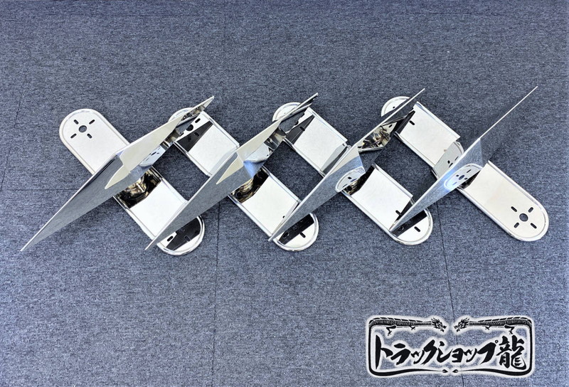 オリジナル 鏡面ステンレス 【22.5インチ】 一文字型 ホイール