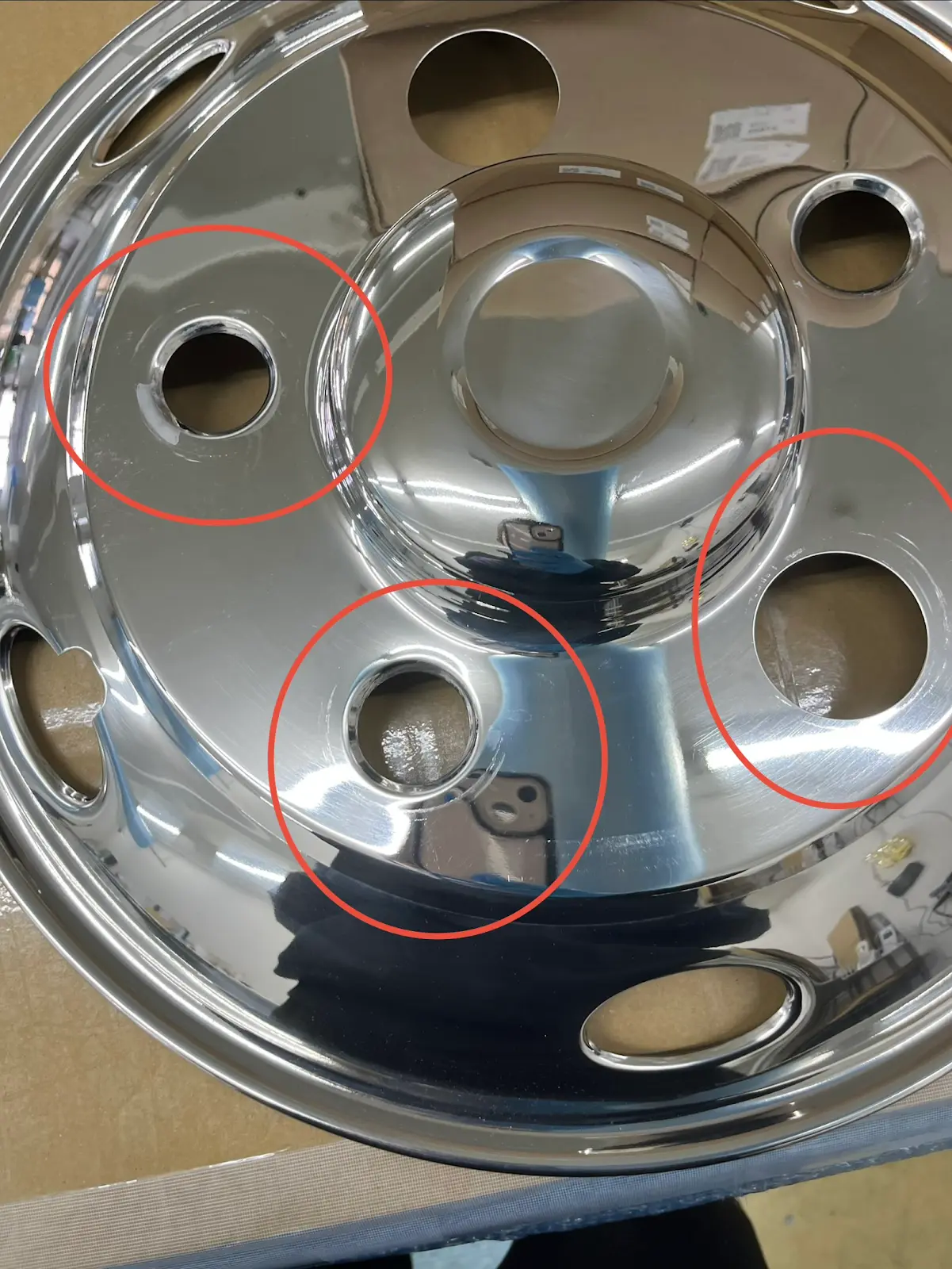 訳あり品】 ステンレス ホイールライナー ホイールカバー 16インチ 5穴
